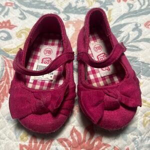 Baby pink shoes